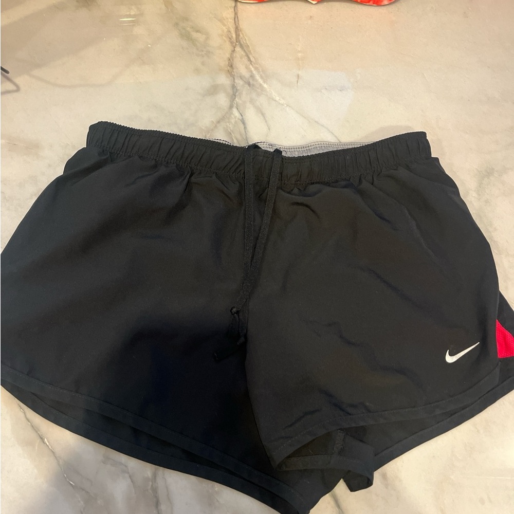 Nike Black Athletic Shorts Lightweight Performance